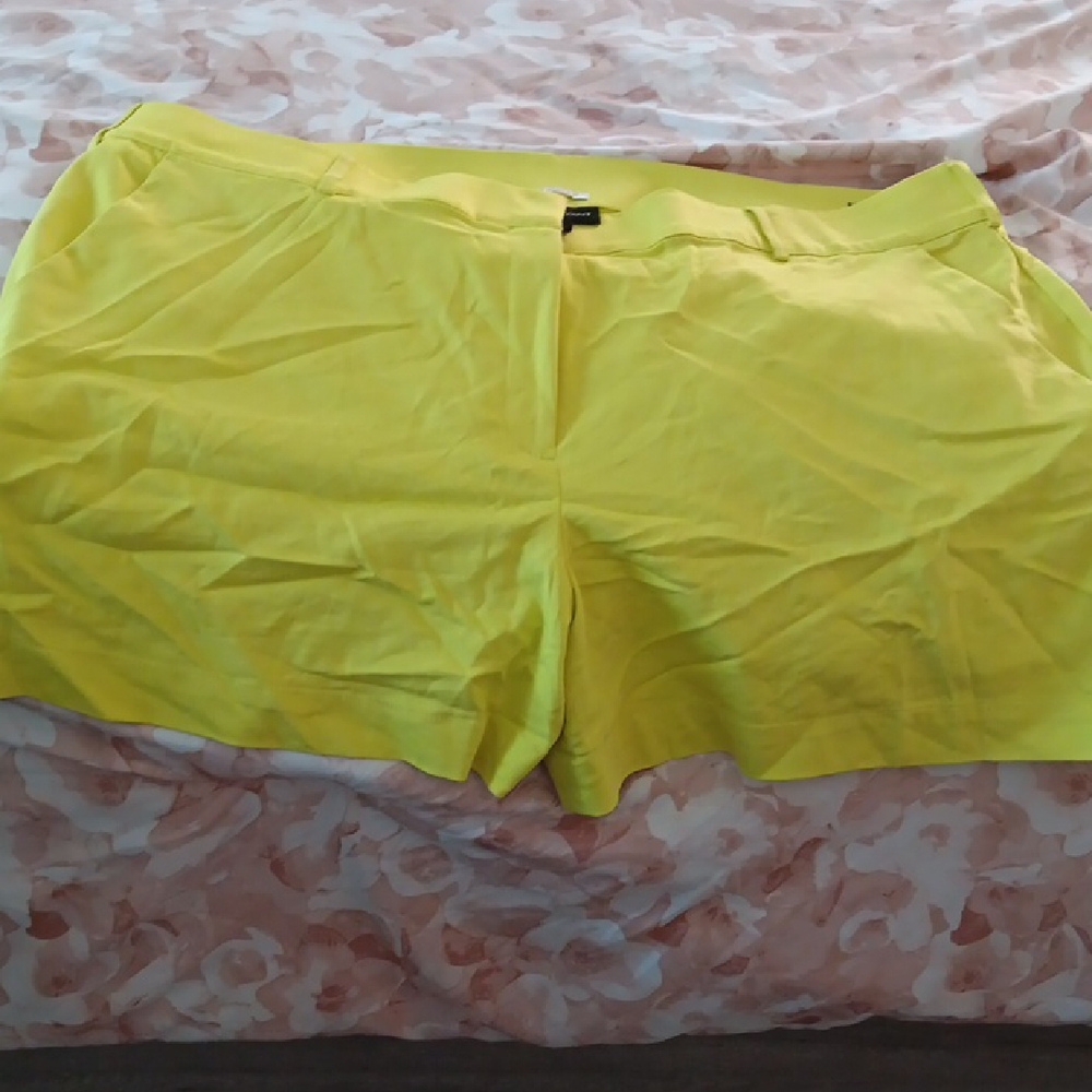 Lane Bryant Green Bermuda Shorts Lightweight Casual